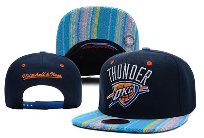 Oklahoma City Thunder Snapback Hat XDF N140802 7